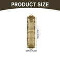 Door Mezuzah Decor Metal Door Mezuzah Case For Rustproof Mezuza Plaque