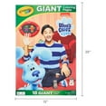 thumbnail image 5 of Crayola Giant Coloring Book Featuring Blue's Clues,  18 Pages, Creative Gift for Toddlers and Kids, 5 of 5