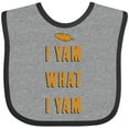 thumbnail image 3 of Inktastic Thanksgiving I Yam What I Yam Funny Boys or Girls Baby Bib, 3 of 4