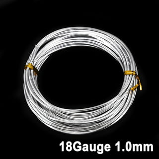 Jewelry Craft Aluminum Wire 22 Gauge 853Feet Bendable Metal Sculpting Wire  for Craft Floral Model Skeleton Making 