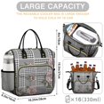 thumbnail image 5 of OBREWU Pioneer Flower Womens Lunch Box for Work,Insulated Large Pioneer Flower Lunch Bag for Women,Loncheras Para Mujer,Leakproof Adult Lunch Bag for Work,Beach,Travel,Picnic,Camping, 5 of 7