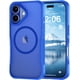thumbnail image 1 of Funda de teléfono Diverbox para iPhone 16 Aqua Blue con MagSafe, 1 of 7