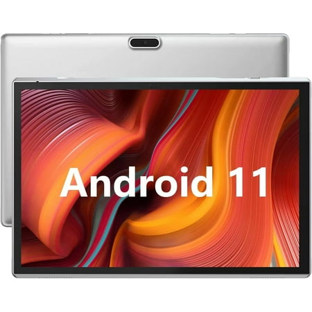 10 Inch Tablet, Google Android 11 Tablet, Quad-Core Processor Tableta Computer with 32GB ROM 2GB RAM 8MP Camera WiFi BT 10.1 in HD Display, 6000mAh Long Battery Life Tablet.
