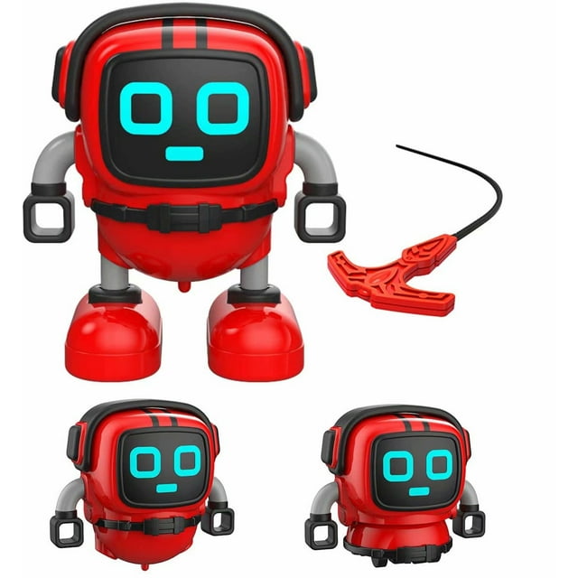 Car Spinning Top For Kids, Mini Robot Spinning Toys Multiple Game, Detachable Spinning Top With Pull Transmitter, Great Kids Toy Gift For Christmas, Birthday (Red)