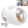 thumbnail image 3 of Cat  With Inbuilt Light, Space Of 24L High Elasticity Soft Cushion Cat  Carrier Curved Inner Wall With 3V Electric Fan For Hike For Go Hiking, 3 of 8