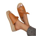 thumbnail image 4 of Zapatillas de verano para mujer, sandalias informales para mujer, zapatillas con lazo y boca de pescado Wmkox8yii ytu7209, 4 of 5