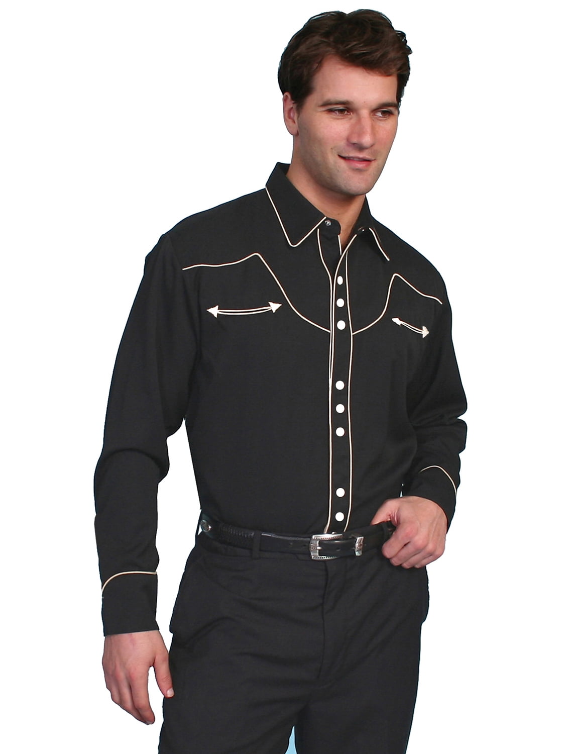 Scully One of Our Best Selling Shirts Black