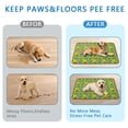 thumbnail image 6 of Floral Design Washable House Training Pads 2-Pack, Medium 24x35 Inch Reusable Puppy Mats, Highly Absorbent Dog Crate Liners for Floor Protection, 6 of 8