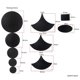 thumbnail image 5 of 8-Piece Drum Set Silencer Practice Mute Pads Mutes for 5 Drums & 3 Cymbals, 5 of 5