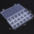 thumbnail image 5 of 1Pc Multifunctional Clear Plastic Organizer Box with Grids Container Craft Storage for Beads Organizer Art DIY Jewelry 6 Grids(CR06), 5 of 6