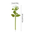 thumbnail image 4 of School_Supplies Under $1 dollars!Ballpoint Pens, 1ML Fake Flower Pen Bouquet Artificial Gel Ink Pen Black Fine Point Ballpoint Cute Stationery for WomenJournaling Office Desk Decoration, Green, 4 of 9
