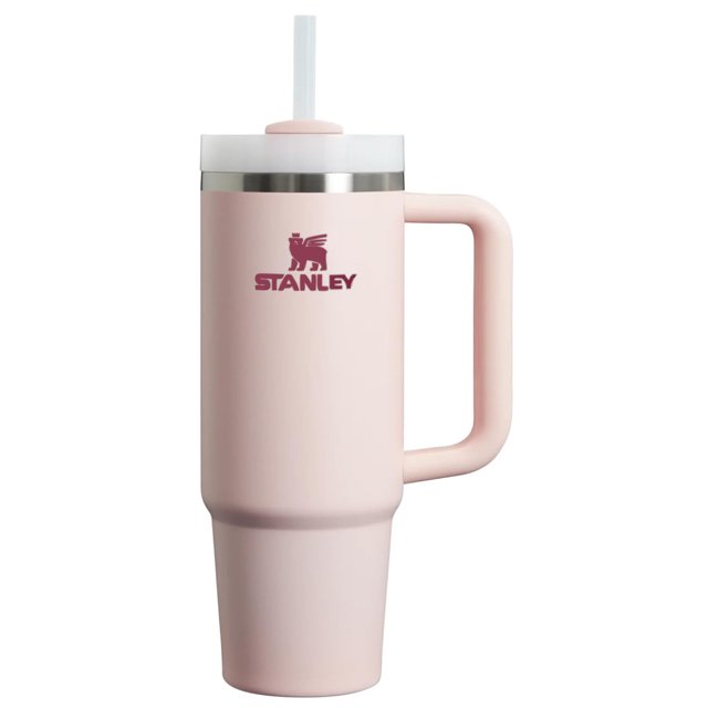 Stanley Vaso de Acero Inoxidable - Botella de Agua Aislada al Vacío para el Hogar y el Coche Vaso Reutilizable con Pajita Resistente a las Fugas Flip Frío durante 12 Horas o Helado durante 2 Días
