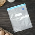 thumbnail image 4 of KAKOWELY 1 Set of Food Preservation Vacuum Sealer Bags Reusable Fresh Keeping Storage Bag with Zipper Clips,8.66"X8.27"X0.04", 4 of 4
