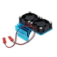 thumbnail image 2 of Disipador de 2 Ventiladores de Carreras 1/10 HSP RC 540/550, Accesorios de Refrigeración de Motor Macarena  disipador de calor del motor, 2 of 5