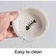 thumbnail image 5 of Cuenco de cerámica blanca para perros, cuenco para gatos, cuenco de cerámica para perros, cuenco de cerámica elegante y resistente para perros con un diseño moderno, cuenco para perros pequeños/gatito, 5 of 5