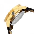 thumbnail image 3 of Heritor Automatic Franklin Semi-Skeleton Leather-Band Watch - Gold/Black, 3 of 3
