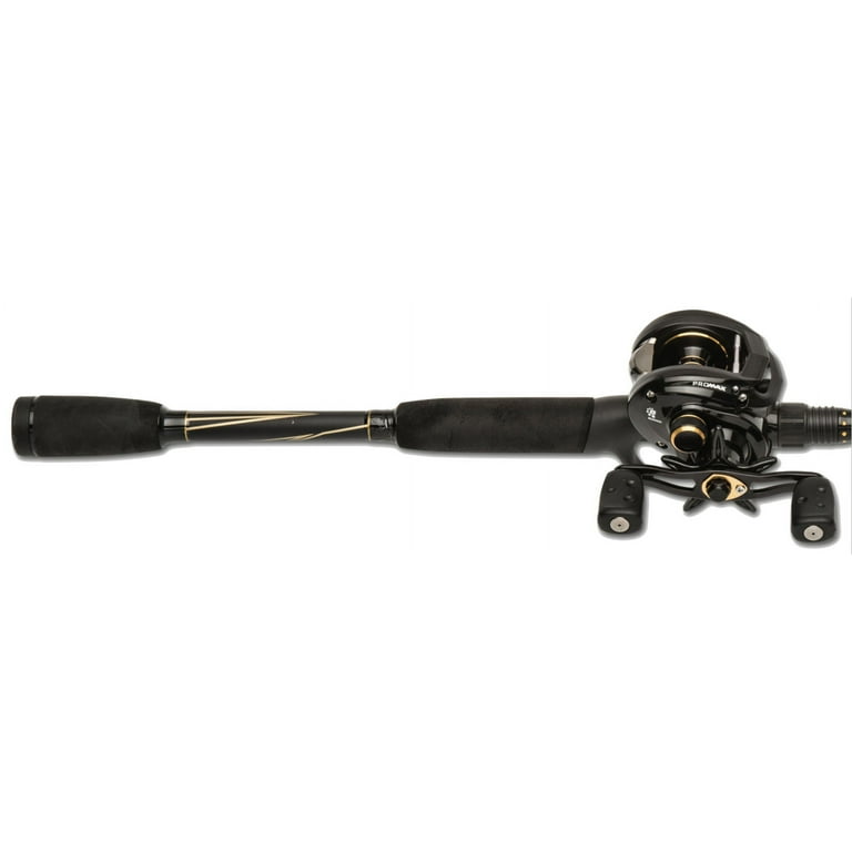 Abu Garcia Pro Max Low Profile Baitcast Reel and Fishing Rod Combo 