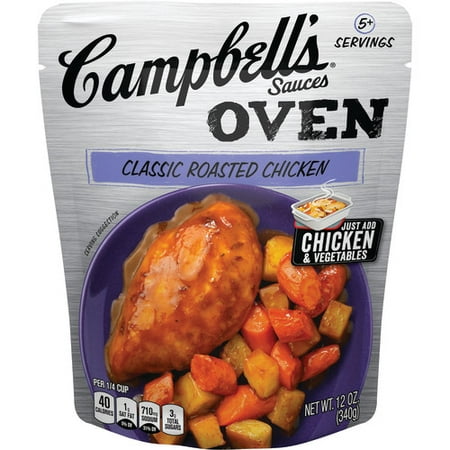 (2 Pack) Campbell's Oven Sauces Classic Roasted Chicken, 12
