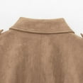 thumbnail image 3 of Elvqul Womens Jacket Fleece Outerwear Thermal no Hood Sweaters Lined Coat for Ladies, 3 of 7