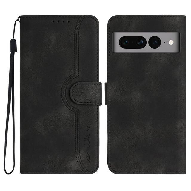 Compatible with Google Pixel 7 Pro Case Premium PU Leather Wallet with Built-in Magnet Cover