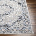 thumbnail image 5 of Mark&Day Washable Rugs, 8x10 Tribune Traditional Ink Blue Area Rug, Blue Grey Ivory Carpet for Living Room, Bedroom or Kitchen (7'10" x 10', Machine Washable), 5 of 5