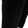 thumbnail image 5 of Men Pirate 2-Piece Set Lace-Up Long Sleeve Shirt Baggy Harem Pants Party Dress Up Outfit for Men, 5 of 9