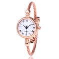 thumbnail image 5 of Reloj de pulsera de moda Reloj de joyería para mujer Reloj de pulsera sencillo con esfera pequeña y combinable para niñas, 5 of 5