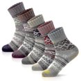 thumbnail image 1 of Women Socks Winter Women Socks Warm Thick Soft Wool Socks Christmas Gift Socks For Women Cozy Crew Socks, 1 of 5
