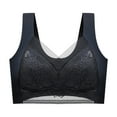 thumbnail image 3 of Sngxgn Bras for Women - Womens Bras, Compression Bra, Wirefree Bra(Black,L), 3 of 3