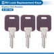 thumbnail image 4 of Llaves de Repuesto G-301-390 para Campers de RV, Cerraduras de Gabinetes, Llave de Caja de Herramientas 3 Pcs, 4 of 7