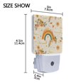 thumbnail image 4 of Yayeee LED Night Light for The Home Plug in With Light Sensors 2 Pack, Retro Rainbow, 4 of 6