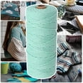 thumbnail image 5 of Yesbay 100M/Roll Woven Rope Soft 2mm Macrame DIY Cotton Twine Colored Thread Home Supplies, 5 of 8