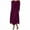 Wine, variant on Efsteb Long Sleeve Dress for Women Velvet Dress for Women Casual Crewneck Shirt Dresses Elegant Cocktail Maxi Dress with Pocket (Wine,XL)