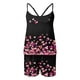 thumbnail image 3 of MKLEKYY Camisola y Pantalones Cortos con Estampado de Corazones para Mujer, Sexys, Sin Mangas, para El Hogar, Pijamas de Moda, Ropa de Dormir, 3 of 3
