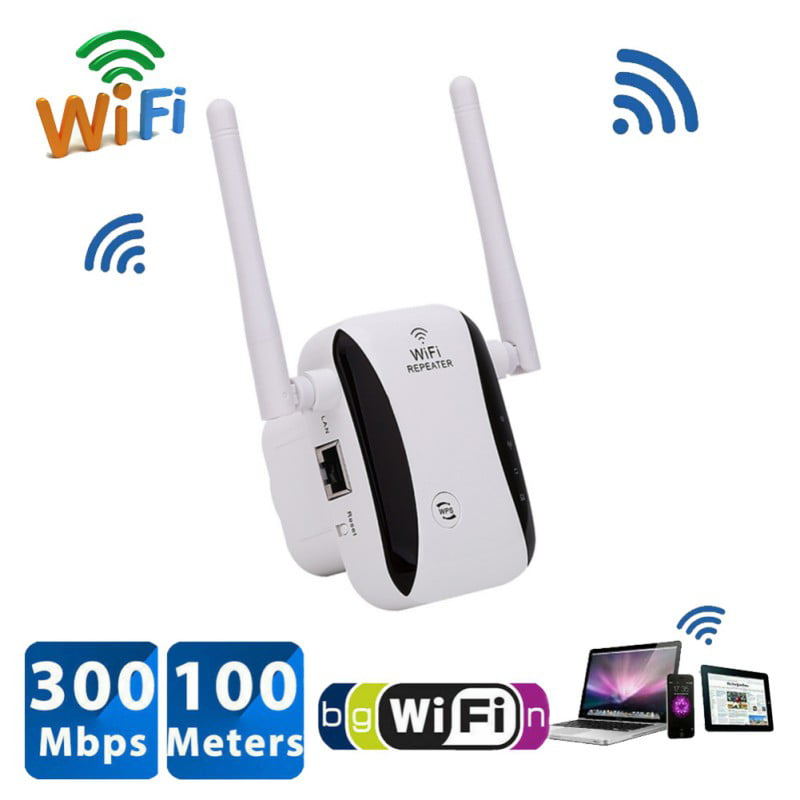 300Mbps Wifi Repeater Wireless-N Range Extender Signal Booster Network Router 