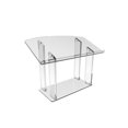 thumbnail image 2 of FixtureDisplays® Acrylic Tabletop Lectern, Clear Podium, Church Pulpit 119787, 2 of 2