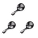thumbnail image 1 of Toystoory Cuchara de cabeza redonda antioxidante mango corto liso azúcar sal pudín helado sopa cucharadita cuchara vajilla negro Type1 NO1, 1 of 6