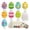 E, variant on Wooden Bunny Wind Chime Craft Kit for Kids DIY Easter Rabbit Hanging Decoration with Wind Chime Tubes Stickers and Twine Suitable for Indoor Outdoor Craft Activities