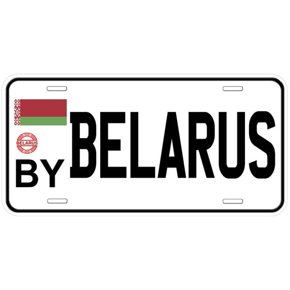 Belarus BY Novelty Car License Plate