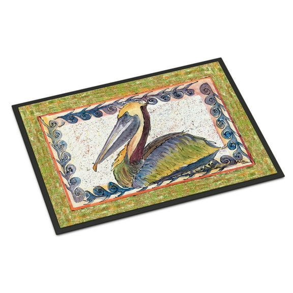Carolines Treasures 8057-MAT Pelican Doormat 18x27 27"L x 18"W multicolor