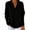 Black, variant on Womens Knit Polos Shirt Lapel Collar V Neck Long Sleeve Pullover Tops Loose Fit Casual Business Sweaters Soft Cozy Knitted Shirts Pink L