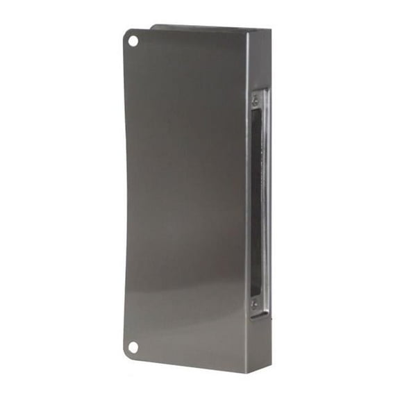 Don-Jo CW504S Blank Classic Wrap Around for Mortise Lock with 86 Cut Out for 1-3/4" Door Stainless Steel Finish