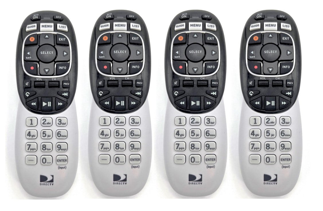 (4 Pack) Replacement DirecTV RC72 IR RF Remote Control For DirecTV Boxes