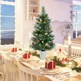 thumbnail image 2 of Costway 1 PCS 3 FT Artificial Xmas Tree with 81 Branch Tips Eucalyptus Leaves Pine Needles, 2 of 10