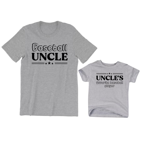Baseball Uncle Men's T-Shirt Sports Tee Uncle'S Favorite Baseball Player Kids Toddler Shirt Youth