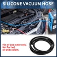 thumbnail image 2 of Manguera de Tubo de Vacío de Silicona de 5FT 5/16" 8mm ID 2.5mm de Grosor para Línea de Vacío de Aire Automotriz Ford Silicona Negra de Alta Temperatura, 2 of 8