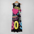 thumbnail image 6 of I Love The 80's Retro Heart Long Dress Dress for Women Women's Luxury Party Dress, 6 of 8