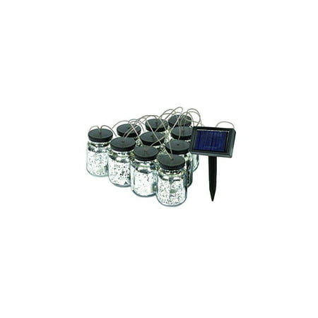 malibu 1x10 solar mason jar string lights