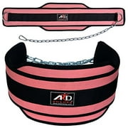 ARD CHAMPS™ Weight Lifting Belt/ Neoprene Belt/ Exercise Belt With Heavy Chain Pink