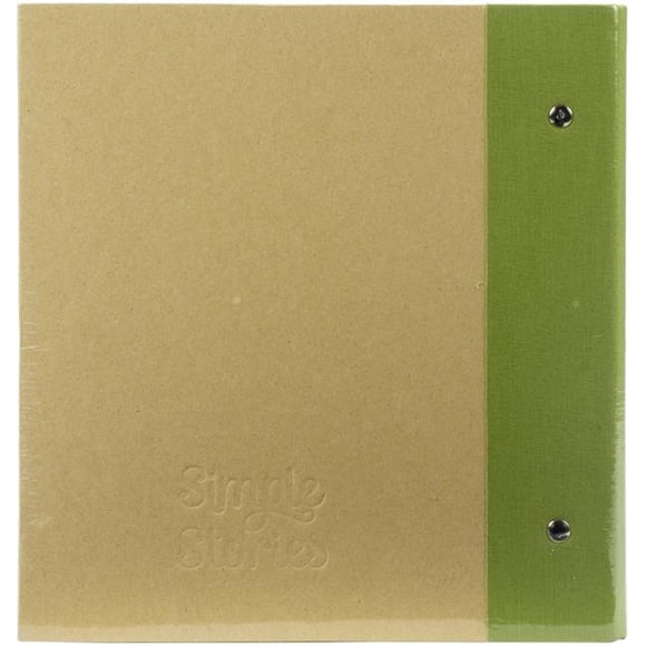 Simple Stories SNAP6X8-10772 6 x 8 in. Snap Binder, Green